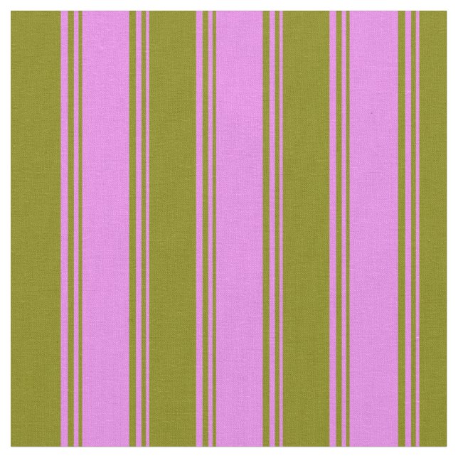 Violet and Green Pattern Fabric (Close Up)