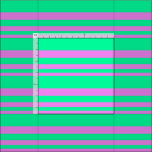 [ Thumbnail: Violet and Green Pattern Fabric ]
