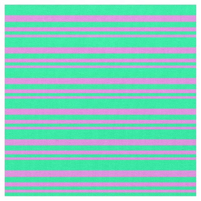 Violet and Green Pattern Fabric (Close Up)