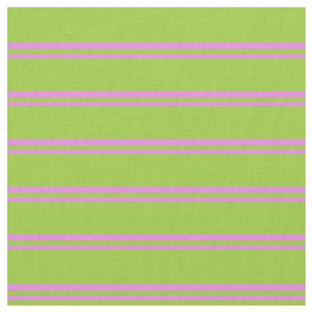 Violet and Green Pattern of Stripes Fabric (Close Up)