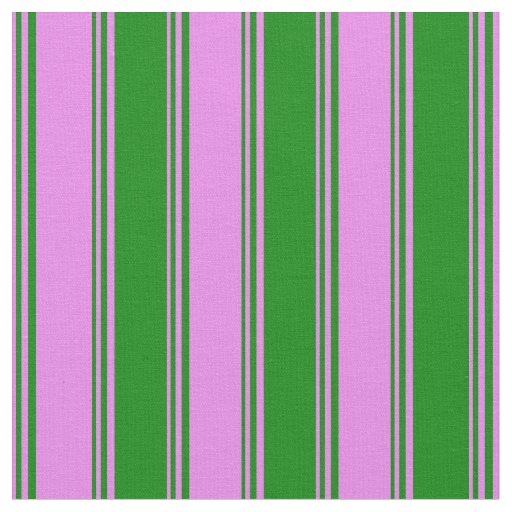 Violet and Green Striped/Lined Pattern Fabric
