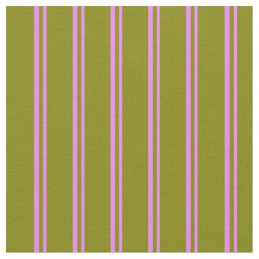 Violet and Green Stripes Pattern Fabric