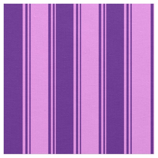 Violet and Indigo Colored Lines Fabric