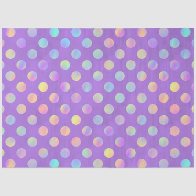 Violet and Rainbows Series Design 8 Tissue Paper (Front)