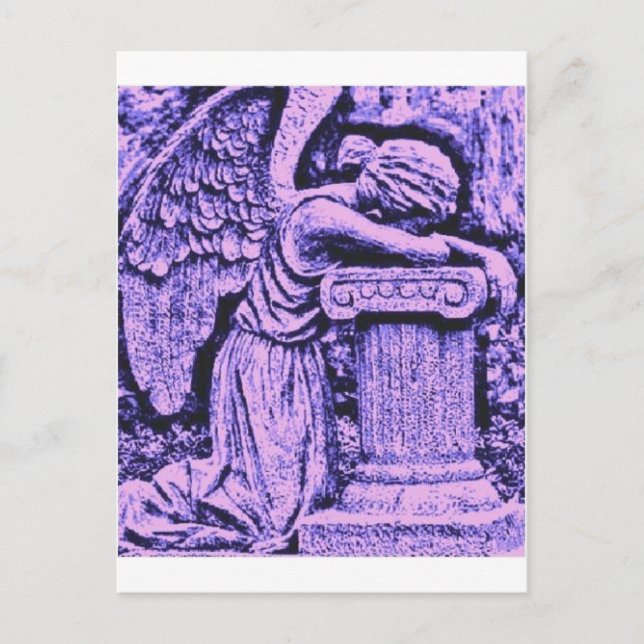 violet angel postcard (Front)