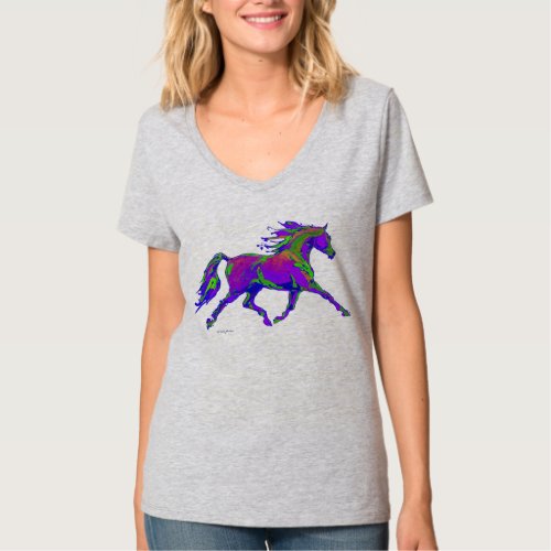 Violet Arabian horse shirt