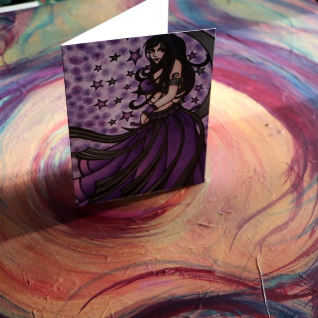 Violet Belly Dancer Card (Creator Uploaded)