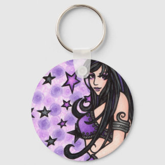 Violet Belly Dancer Keychain