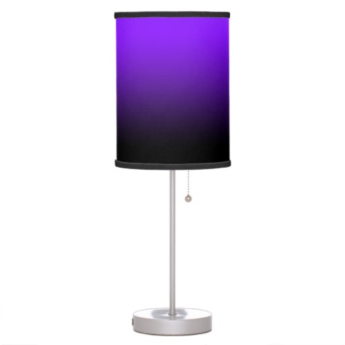 Violet Black Ombre Table Lamp