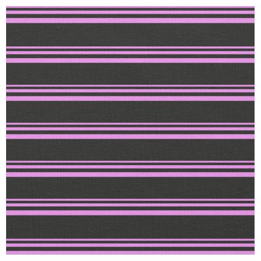 Violet & Black Pattern Fabric