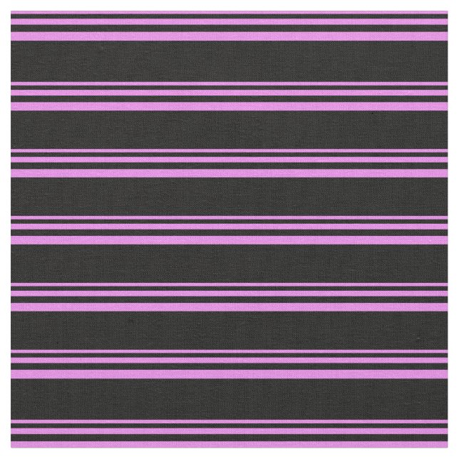 Violet & Black Pattern Fabric (Close Up)