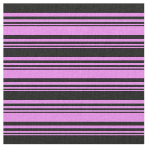 Violet & Black Stripes/Lines Pattern Fabric