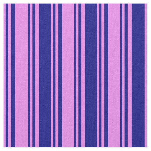 Violet & Blue Colored Stripes Fabric