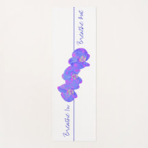 Violet blue orchids - breathe in . Breathe out