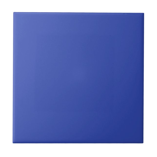 Violet Blue Solid Color Tile (Front)