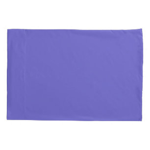 Violet Blue Solid Plain Color Pillow Case