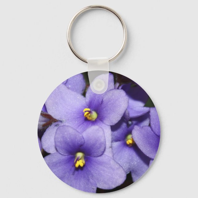 Violet Boquet Keychain (Front)