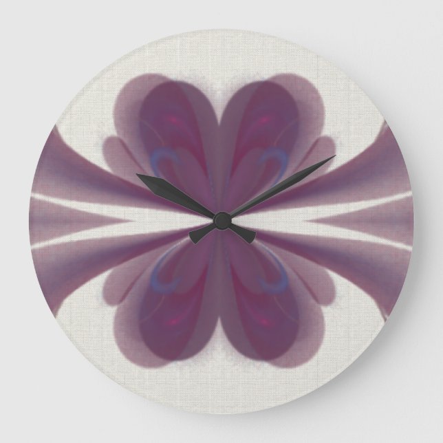 Violet Bow Fractal Clock (Front)