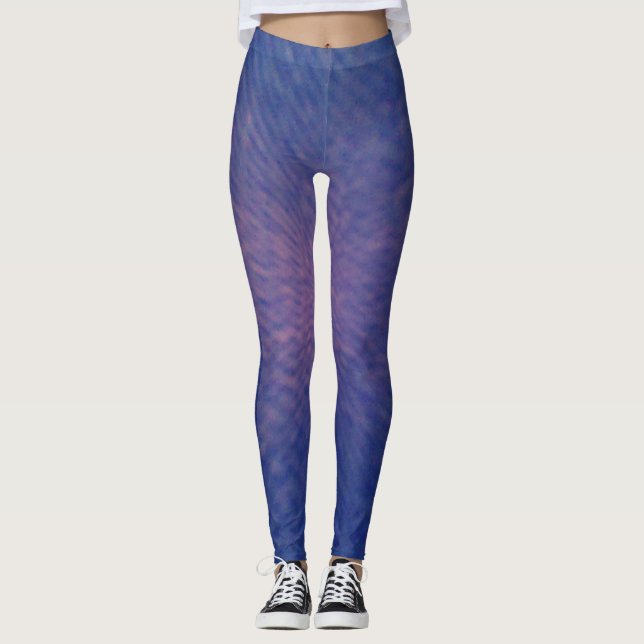 Violet Burst Leggings (Front)