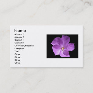 Violet Business Card