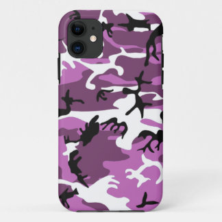 Violet Camo iPhone 11 Case