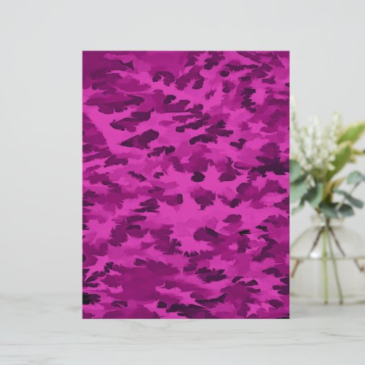 Violet Camouflage Pattern (Standing Front)