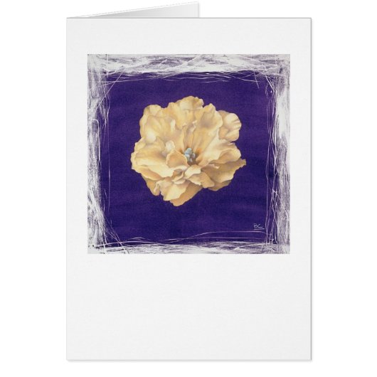 Violet Carnation Card (Front)