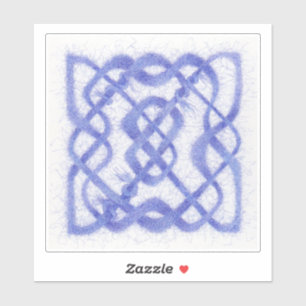 VIOLET CELTIC KNOT 6" Vinyl Sticker