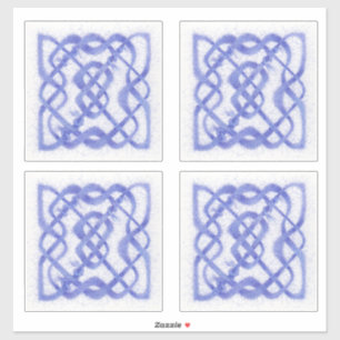 VIOLET CELTIC KNOT Vinyl Stickers (4)