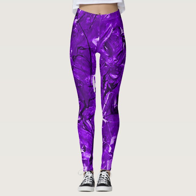 Violet Chaos Leggings (Front)