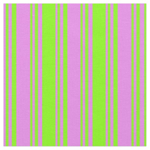 Violet & Chartreuse Stripes/Lines Pattern Fabric