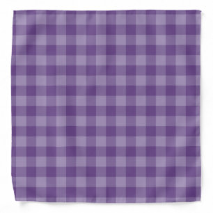 Violet checkered background bandana