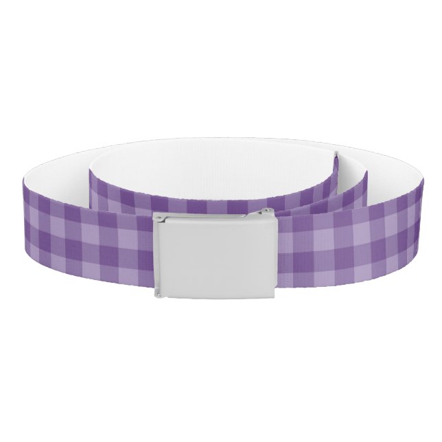 Violet checkered background belt (Coil)