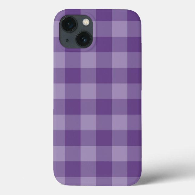 Violet checkered background Case-Mate iPhone case (Back)
