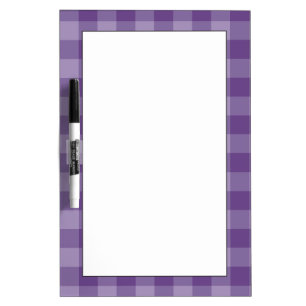 Violet checkered background Dry-Erase board