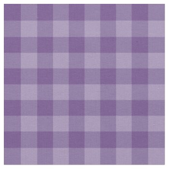 Violet Checkered Background Fabric by boutiquey at Zazzle