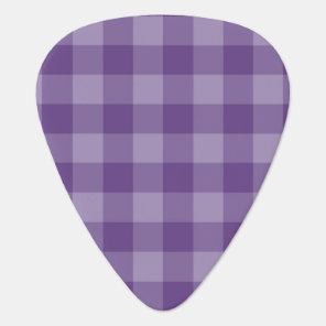Violet checkered background guitar pick