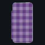 Violet checkered background wallet case for iPhone SE/5/5s<br><div class="desc">Seamless violet vector background - checkered pattern or grid texture for web design,  desktop wallpaper or classic culinary blog website. © and ® Bigstock® - All Rights Reserved.</div>