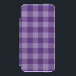 Violet checkered background wallet case for iPhone SE/5/5s<br><div class="desc">Seamless violet vector background - checkered pattern or grid texture for web design,  desktop wallpaper or classic culinary blog website. © and ® Bigstock® - All Rights Reserved.</div>