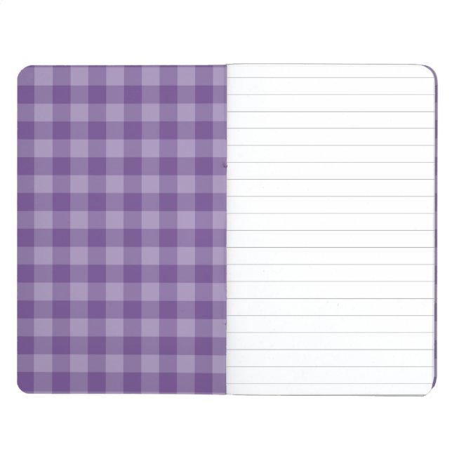 Violet checkered background journal (Inside Front)