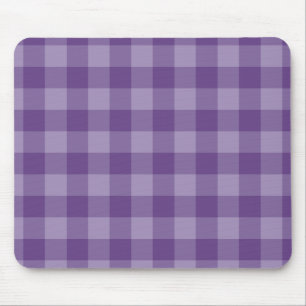 Violet checkered background mouse pad