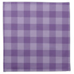 Violet checkered background napkin