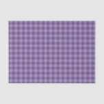 Violet checkered background tissue paper