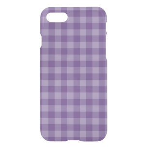 Violet checkered background iPhone SE/8/7 case
