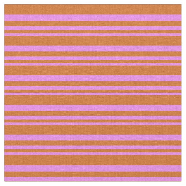 Violet & Chocolate Colored Pattern Fabric (Close Up)