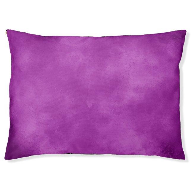 Violet Cloud Effect  Dog Bed (Front)