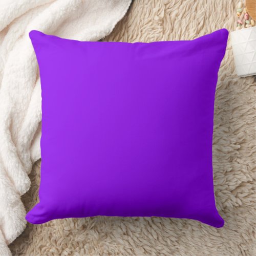 Violet Color Throw Pillow