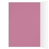 Violet Colored Zinnia Illustration Cards (Inside (Left))
