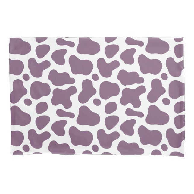 Violet Cow Pillow Case (Front)