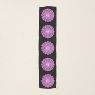 Violet Crown Chakra Energy Color Spiritual Zen Scarf